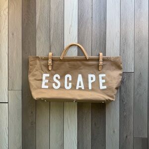 Forestbound ESCAPE Canvas Utility Bag In Khaki